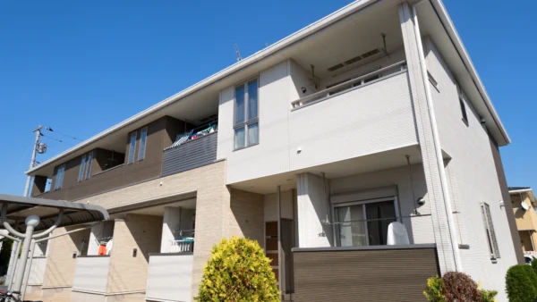 水戸市｜アパート外壁塗装工事｜2階建て8世帯