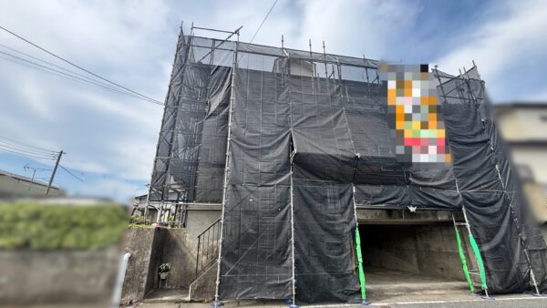 屋根・外壁塗装工事がスタート